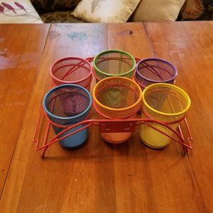 Pen, Marker, Pencil Mesh Wire Holder LIKE NEW